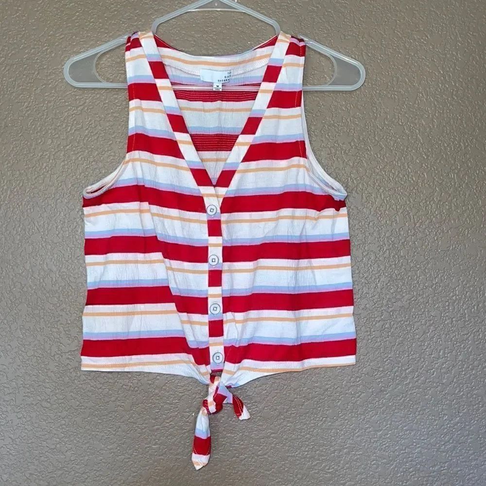 Ten sixty Sherman stripped crop top size M
